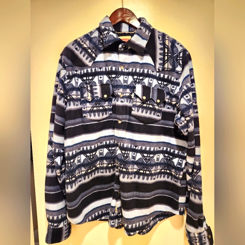 Vintage levi polar fleece long sleeve shirt